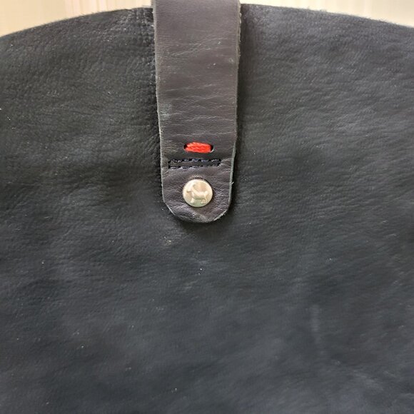 Ellen Degeneres leather wide calf navy blue tall knee high boots size 11 M EUC - Picture 2 of 8